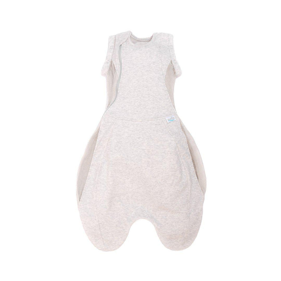 Purflo Swaddle To Sleep Bag - Minimal Grey - TOG 0.5-Sleeping Bags-Minimal Grey-0-4m | Natural Baby Shower