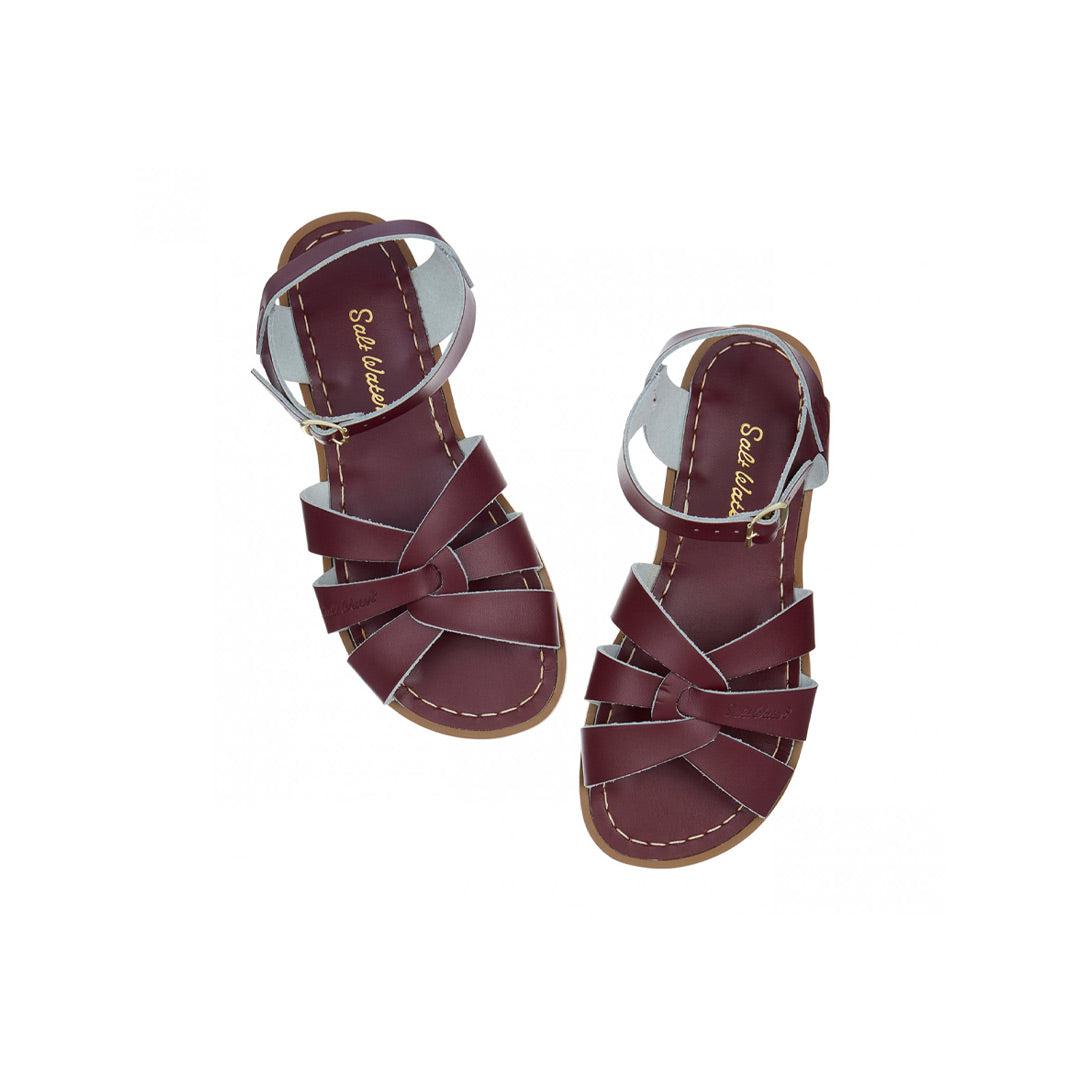 Salt-Water Adults Sandals - Original - Claret-Sandals-Claret-SW4 / UK3 | Natural Baby Shower