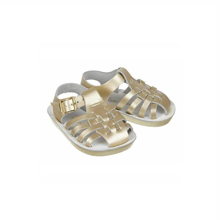 Salt-Water Sun-San Kid's Sandals - Sailor - Gold-Sandals-Gold-SW 3 Toddler (UK 2) | Natural Baby Shower