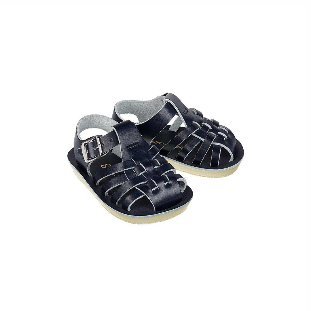 Salt-Water Sun-San Kid's Sandals - Sailor - Navy-Sandals-Navy-SW 3 Toddler (UK 2) | Natural Baby Shower