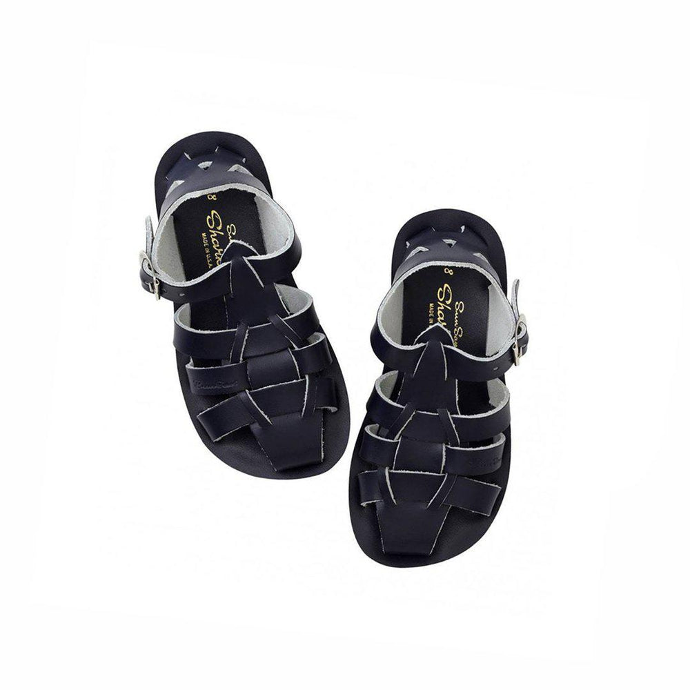 Salt-Water Sun-San Kid's Sandals - Shark - Navy-Sandals-Navy-SW 5 Child (UK 4) | Natural Baby Shower
