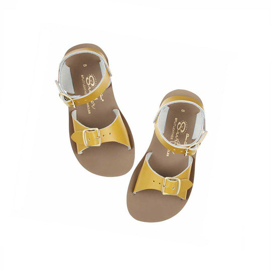 Outlet - Salt-Water Sun-San Kid's Sandals - Surfer - Mustard-Sandals-Mustard-SW 5 Child (UK 4) | Natural Baby Shower
