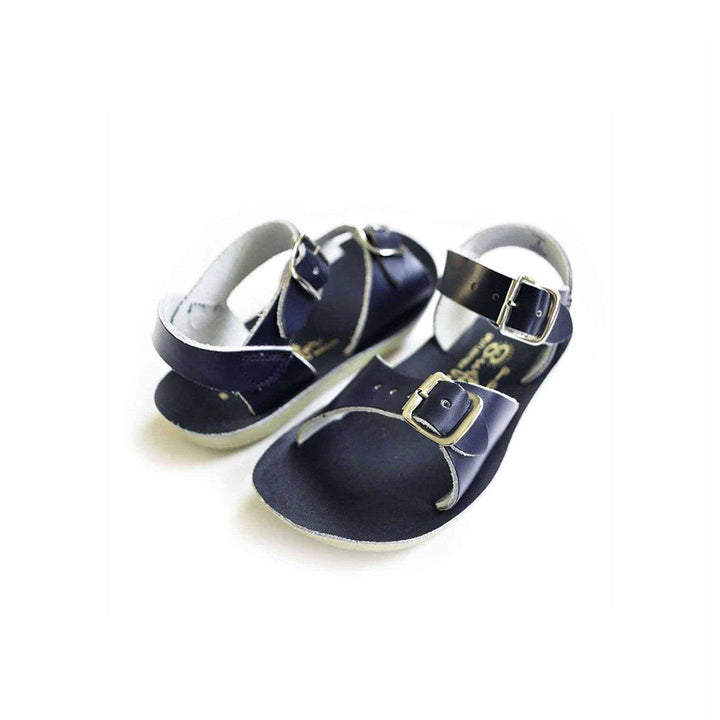 Salt-Water Sun-San Kid's Sandals - Surfer - Navy-Sandals-Navy-SW 5 Child (UK 4) | Natural Baby Shower