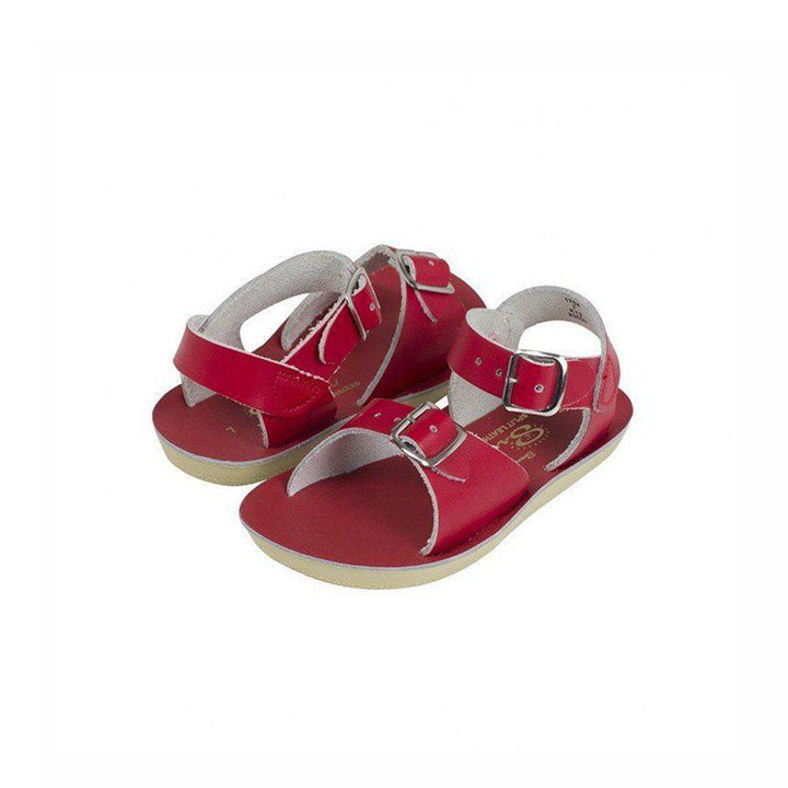 Salt-Water Sun-San Kid's Sandals - Surfer - Red-Sandals-Red-SW 5 Child (UK 4) | Natural Baby Shower