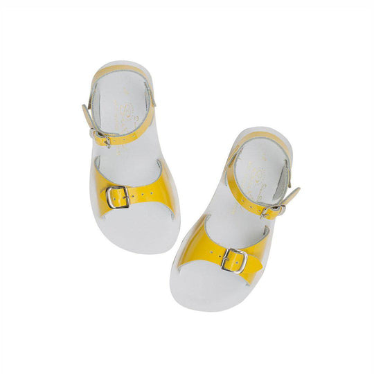 Outlet - Salt-Water Sun-San Kid's Sandals - Surfer - Shiny Yellow-Sandals-Shiny Yellow-SW 5 Child (UK 4) | Natural Baby Shower