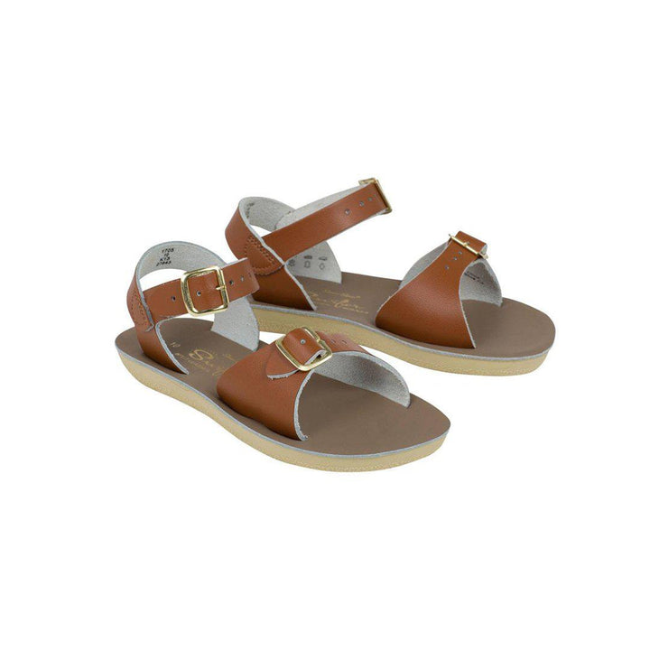 Salt-Water Sun-San Kid's Sandals - Surfer - Tan-Sandals-Tan-SW 5 Child (UK 4) | Natural Baby Shower