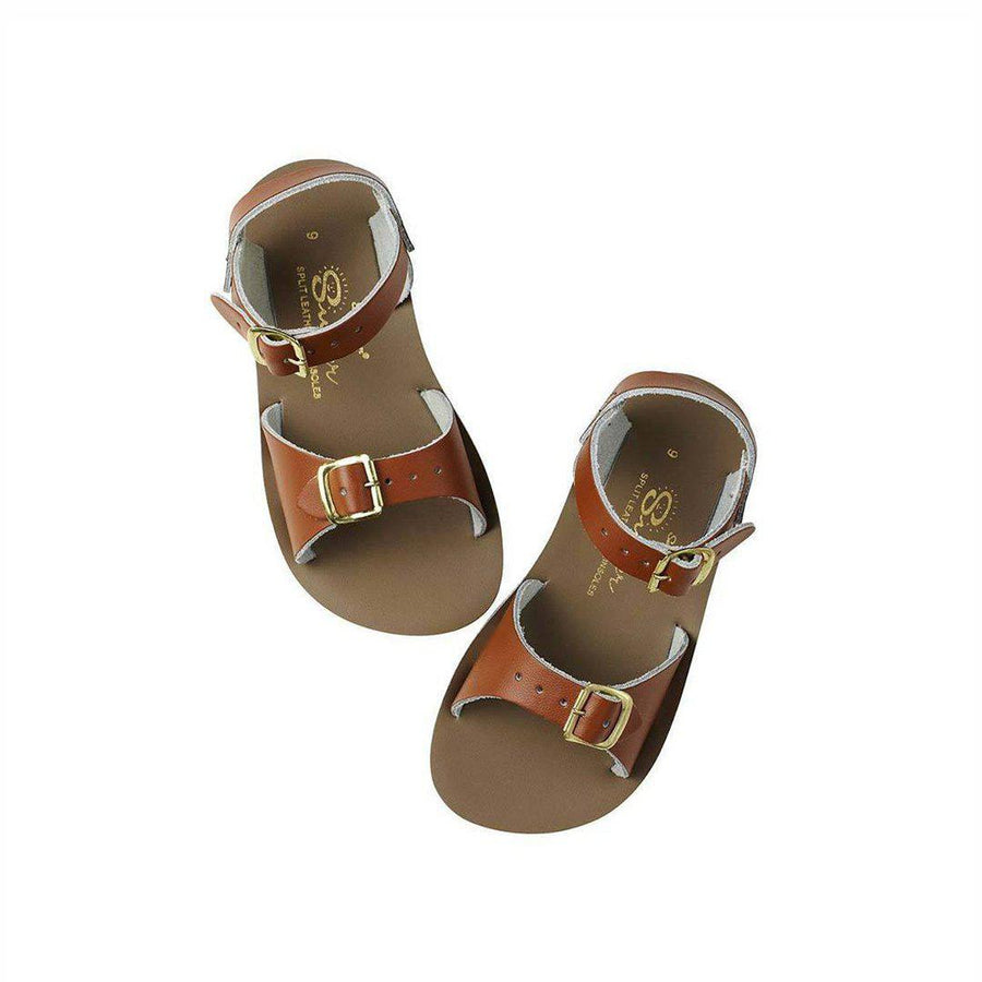 Salt-Water Sun-San Kid's Sandals - Surfer - Tan-Sandals-Tan-SW 5 Child (UK 4) | Natural Baby Shower