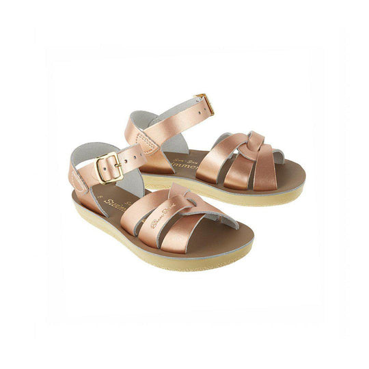 Salt-Water Sun-San Kid's Sandals - Swimmer - Rose Gold-Sandals-Rose Gold-5 Child | Natural Baby Shower