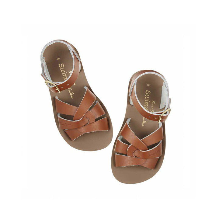 Salt-Water Sun-San Kid's Sandals - Swimmer - Tan-Sandals-Tan-SW 5 Child (UK 4) | Natural Baby Shower