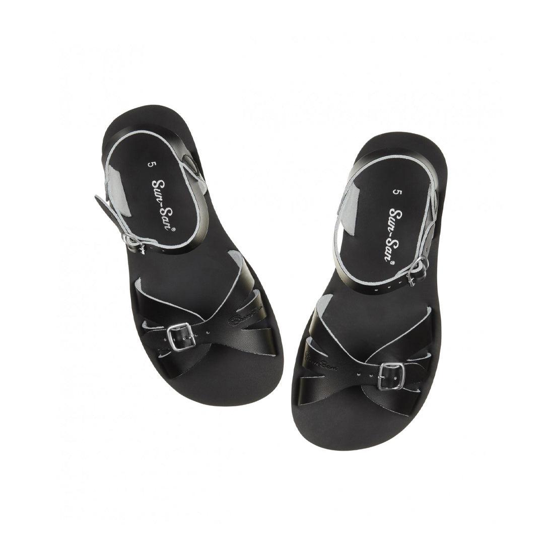 Salt-Water Women's Sandals - Boardwalk - Black-Sandals-Black-SW4 / UK3 | Natural Baby Shower