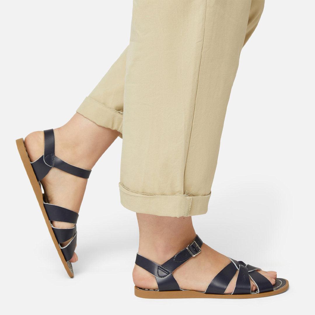 Womens navy hotsell sandals uk
