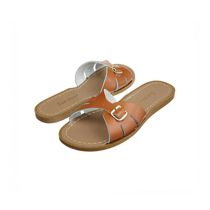 Salt-Water Women's Sandals - Slide - Tan-Adult Sandals-Tan-SW 4 Adult (UK 3) | Natural Baby Shower