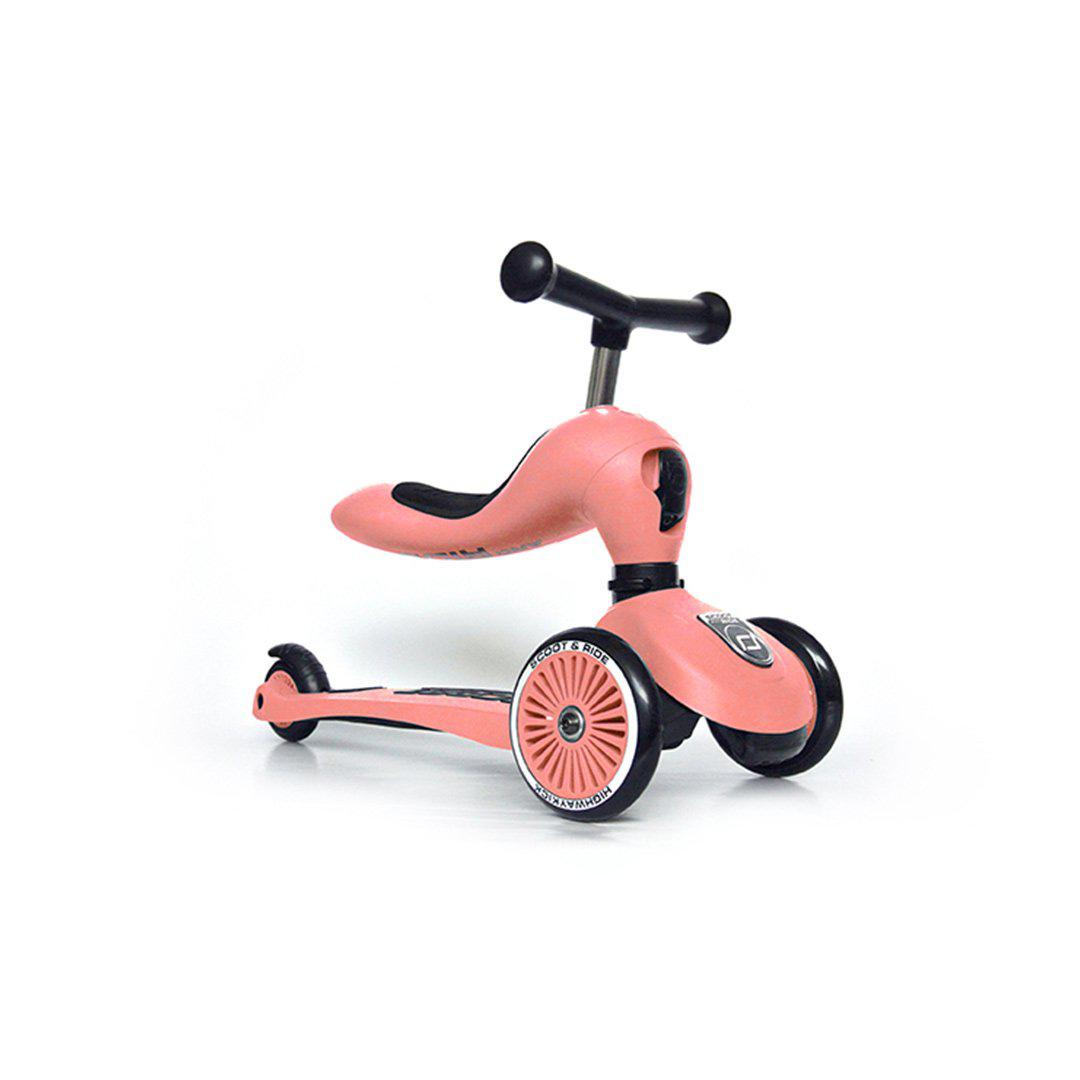 Scutter Baby Scoot and Ride | Toddler Scooter in Peach | Natural Baby Shower