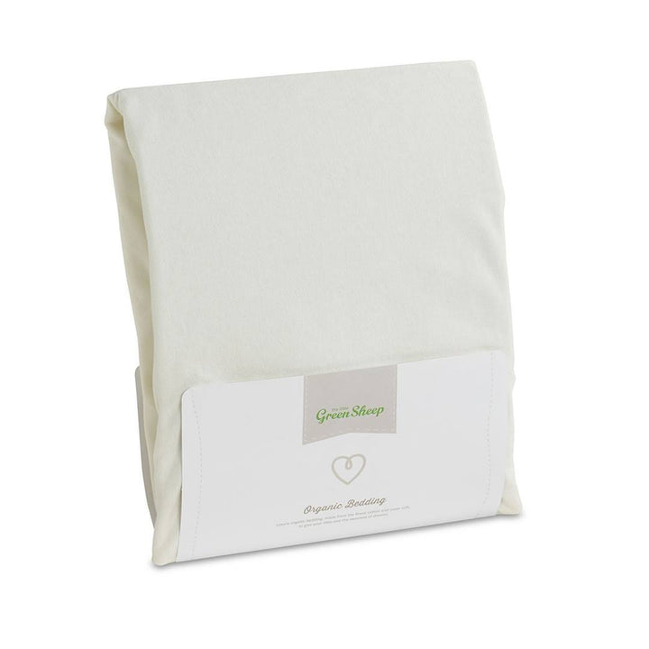 The Little Green Sheep - Organic Jersey Fitted Sheet - Single 90x190cm-Sheets- | Natural Baby Shower