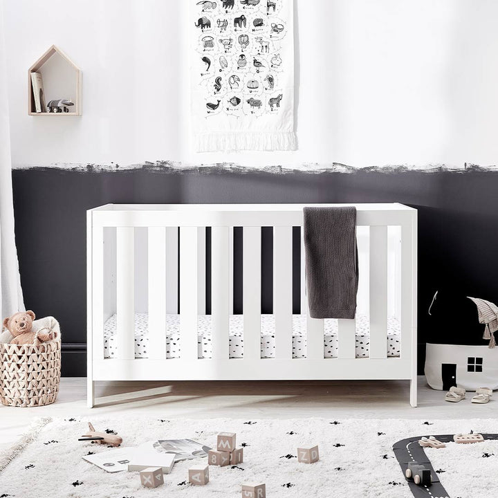 Silver Cross 3 Piece Nursery Set - Finchley White-Nursery Sets-No Mattress- | Natural Baby Shower