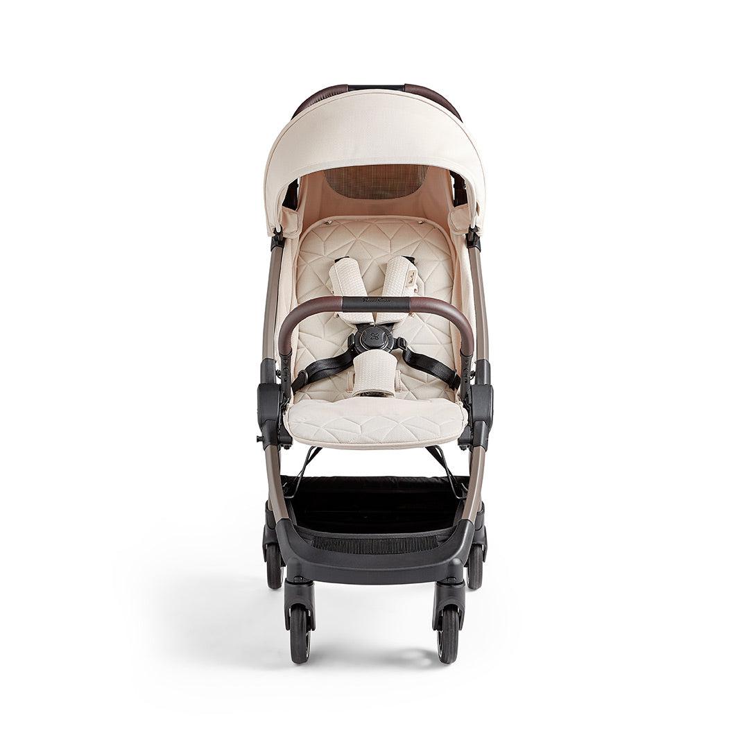 Silver Cross Clic Lightweight Stroller 2023 - Almond-Strollers-Almond-No Footmuff | Natural Baby Shower