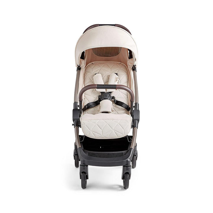 Silver Cross Clic Lightweight Stroller 2023 - Almond-Strollers-Almond-No Footmuff | Natural Baby Shower