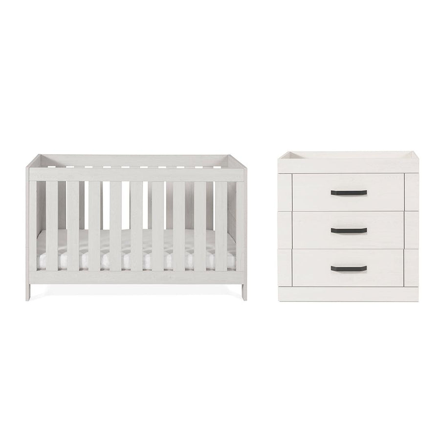 Silver Cross Cot Bed + Dresser - Alnmouth-Nursery Sets-No Mattress- | Natural Baby Shower