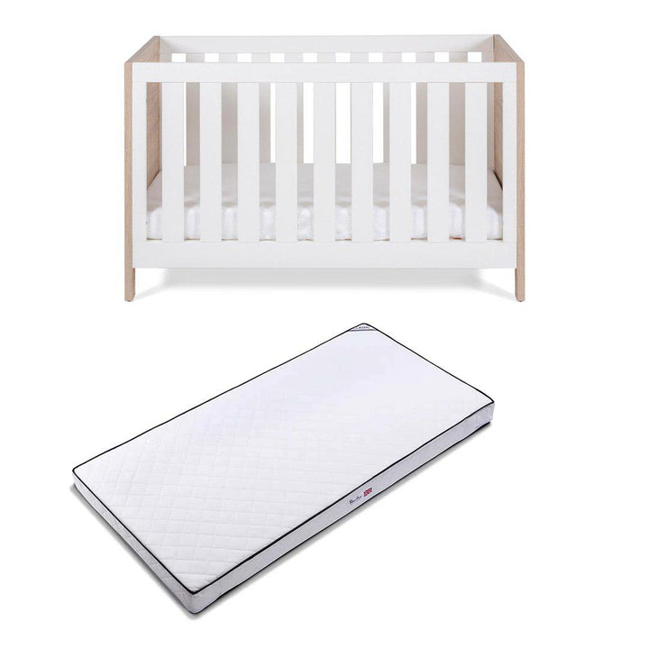 Silver Cross Cot Bed - Finchley Oak-Cot Beds-Classic Mattress- | Natural Baby Shower