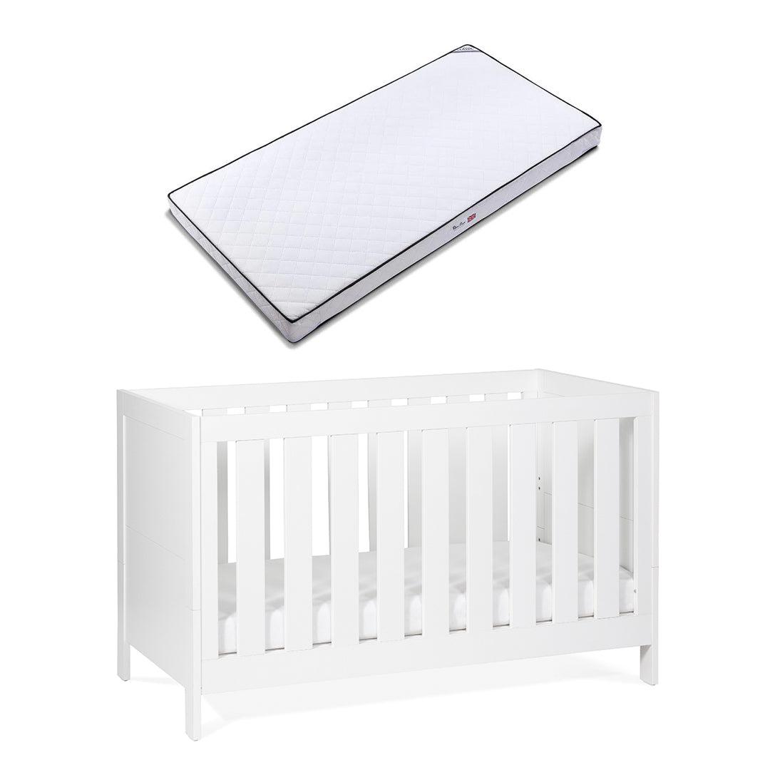Silver Cross Cot Bed - Finchley White-Cot Beds-Classic Mattress- | Natural Baby Shower