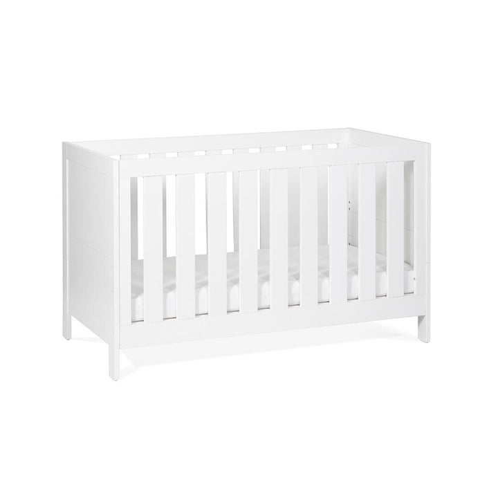Silver Cross Cot Bed + Dresser - Finchley White-Nursery Sets-No Mattress- | Natural Baby Shower