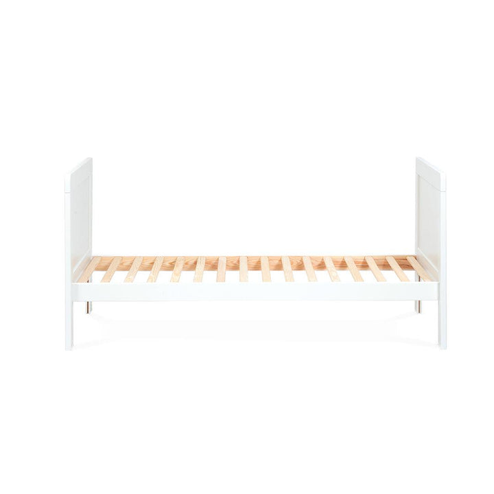 Silver Cross Devon Cot Bed + Dresser Bundle - White-Nursery Sets-White-No Mattress | Natural Baby Shower