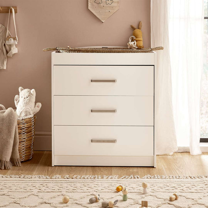 Silver Cross Devon Dresser - White-Chests-White- | Natural Baby Shower