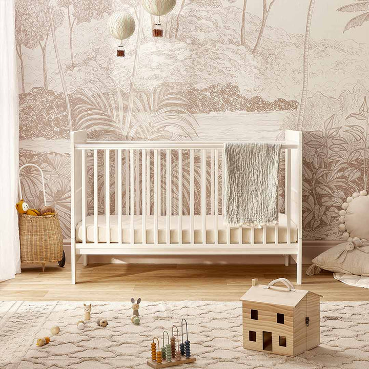 Silver Cross Devon Cot Bed - White-Cot Beds-White-No Mattress | Natural Baby Shower