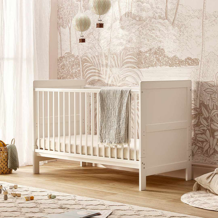 Silver Cross Devon Cot Bed - White-Cot Beds-White-No Mattress | Natural Baby Shower