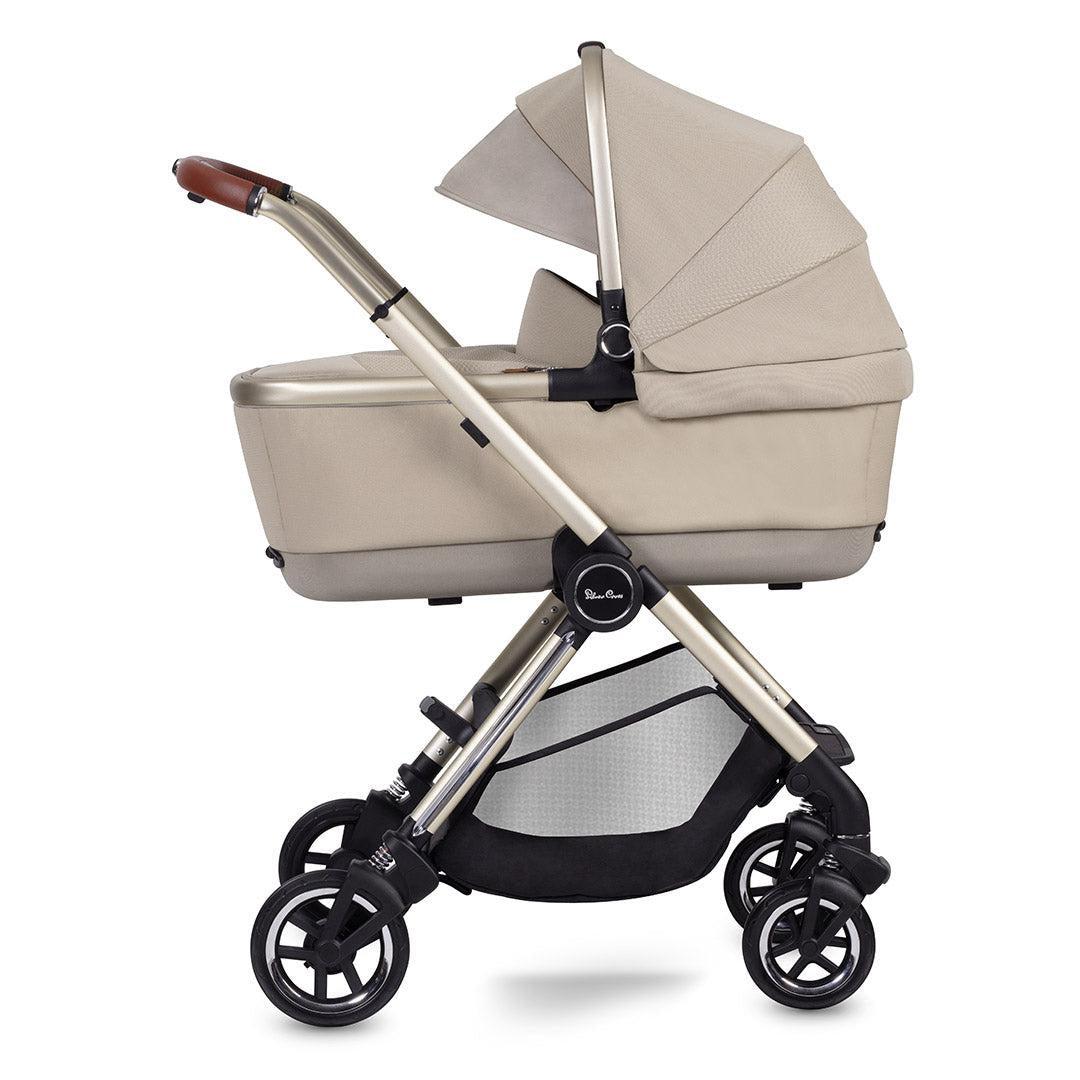 Silver Cross Dune First Bed Folding Carrycot - Stone-Carrycots- | Natural Baby Shower