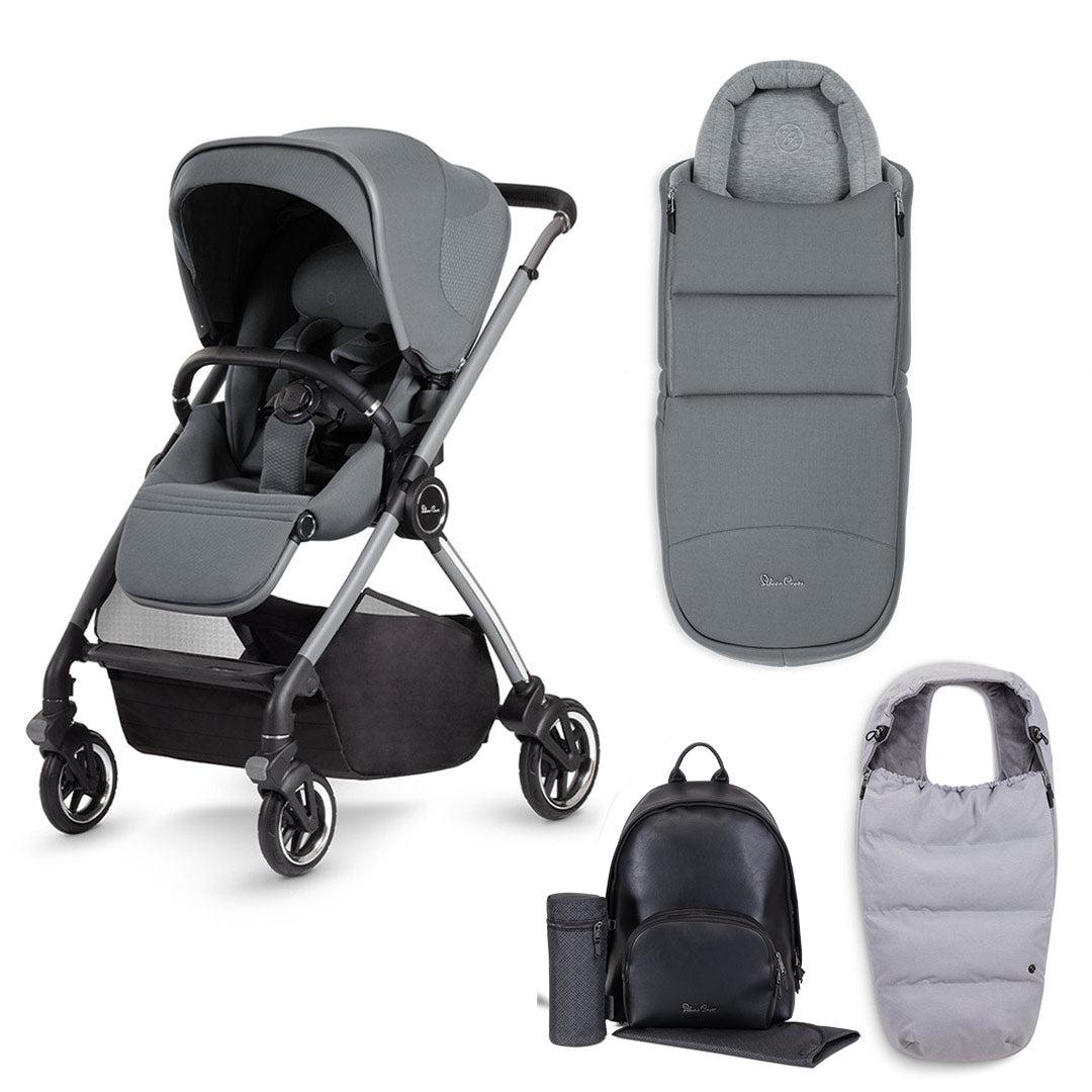 Silver Cross Dune Pushchair - Glacier-Strollers-Fashion Pack-Newborn Pod | Natural Baby Shower