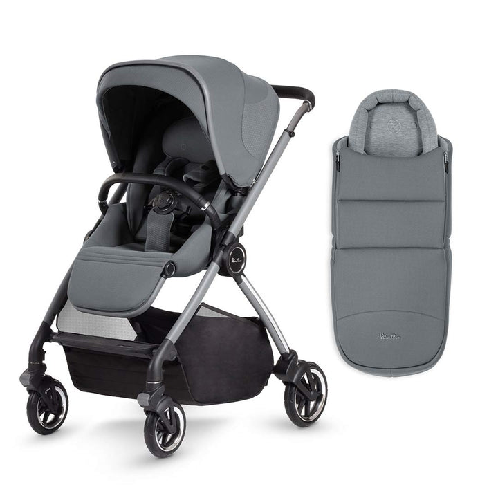 Silver Cross Dune Pushchair - Glacier-Strollers-No Pack-Newborn Pod | Natural Baby Shower