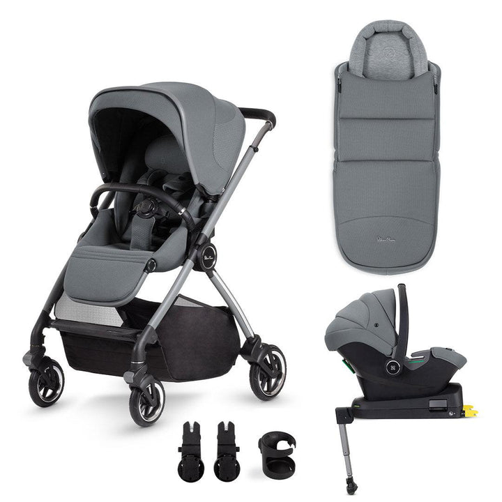 Silver Cross Dune Travel System - Glacier-Travel Systems-Newborn Pod- | Natural Baby Shower