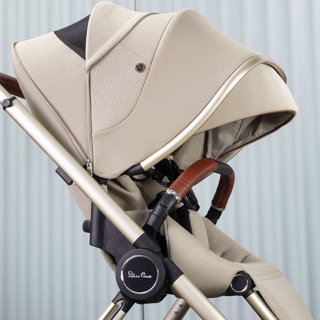 Silver Cross Dune Ultimate Travel System Bundle - Stone-Travel Systems-No Carrycot- | Natural Baby Shower