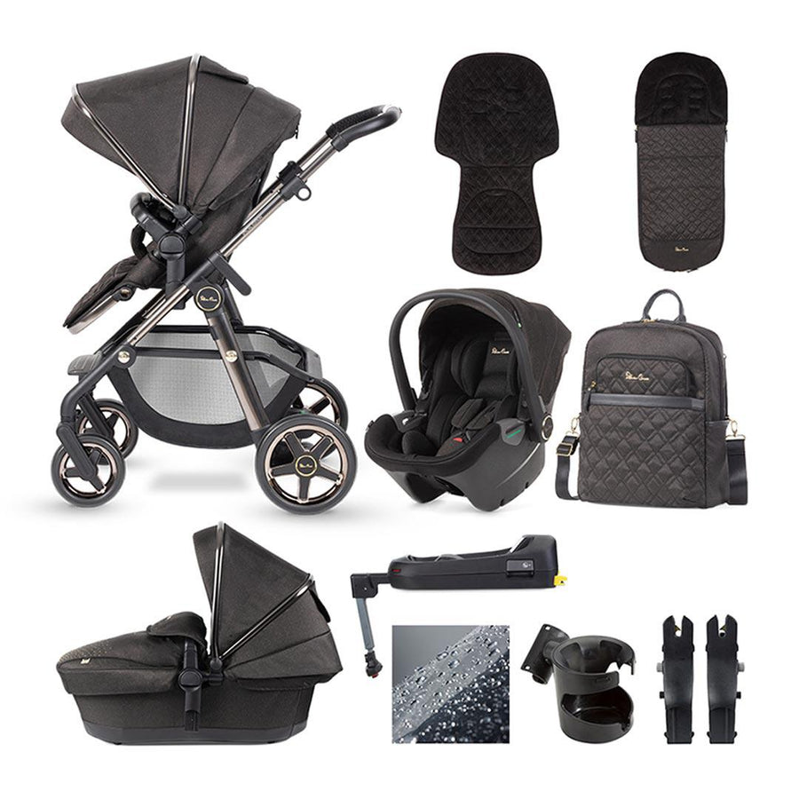 Silver Cross Pioneer 21 Dream + i-Size Base Bundle Travel System - Constellation-Travel Systems- | Natural Baby Shower