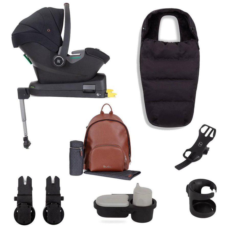 Silver Cross Reef Ultimate Pack Bundle - Orbit-Car Seat Bundles- | Natural Baby Shower