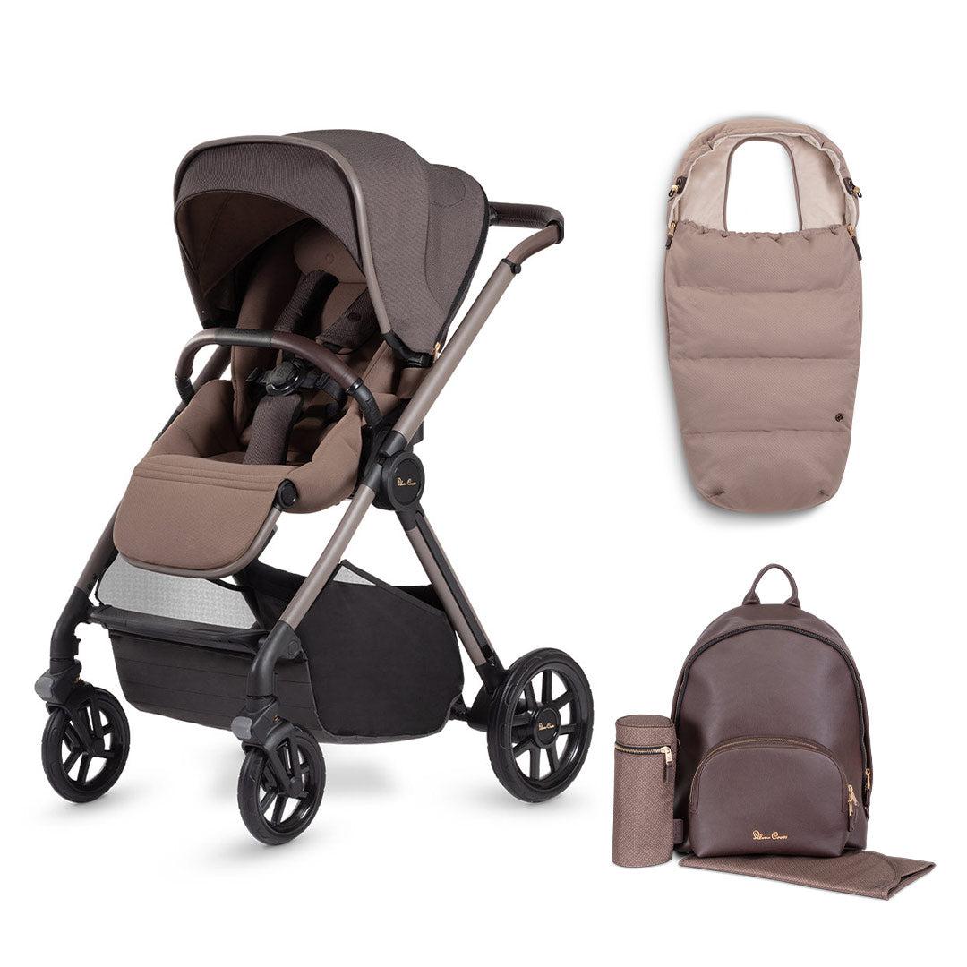 Silver Cross Reef Pushchair - Earth-Strollers-Fashion Pack-No Carrycot | Natural Baby Shower