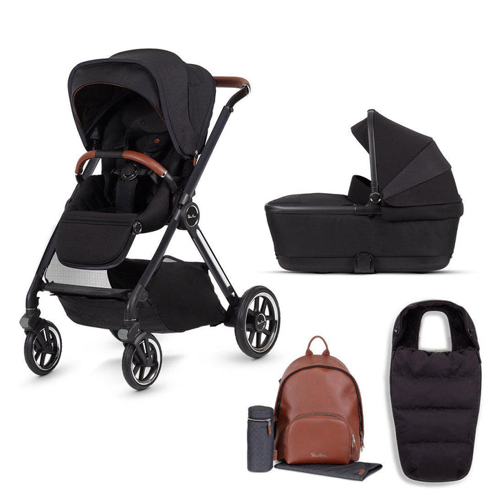 Silver Cross Reef Pushchair - Orbit-Strollers-Fashion Pack-First Bed Folding Carrycot | Natural Baby Shower