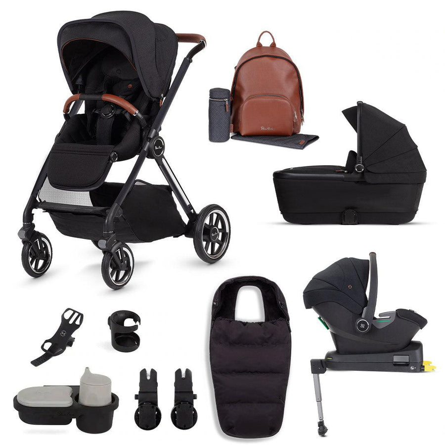 Silver Cross Reef Ultimate Travel System - Orbit-Travel Systems-First Bed Folding Carrycot- | Natural Baby Shower
