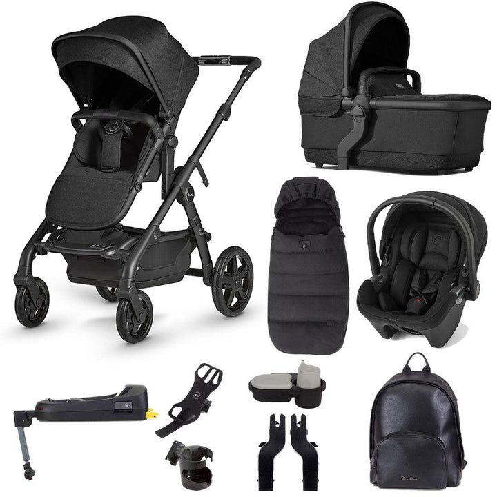 Silver Cross Wave + Ultimate Pack Bundle - Onyx-Travel Systems-Onyx- | Natural Baby Shower