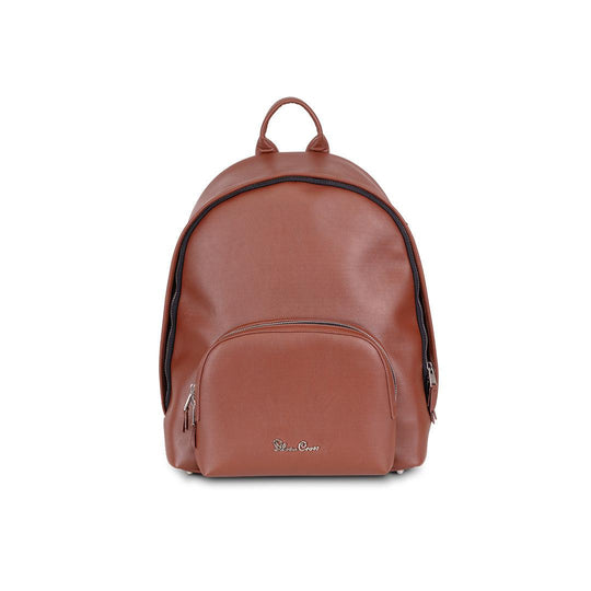 Silver Cross Vegan Leather Changing Rucksack - Tan-Changing Bags- | Natural Baby Shower