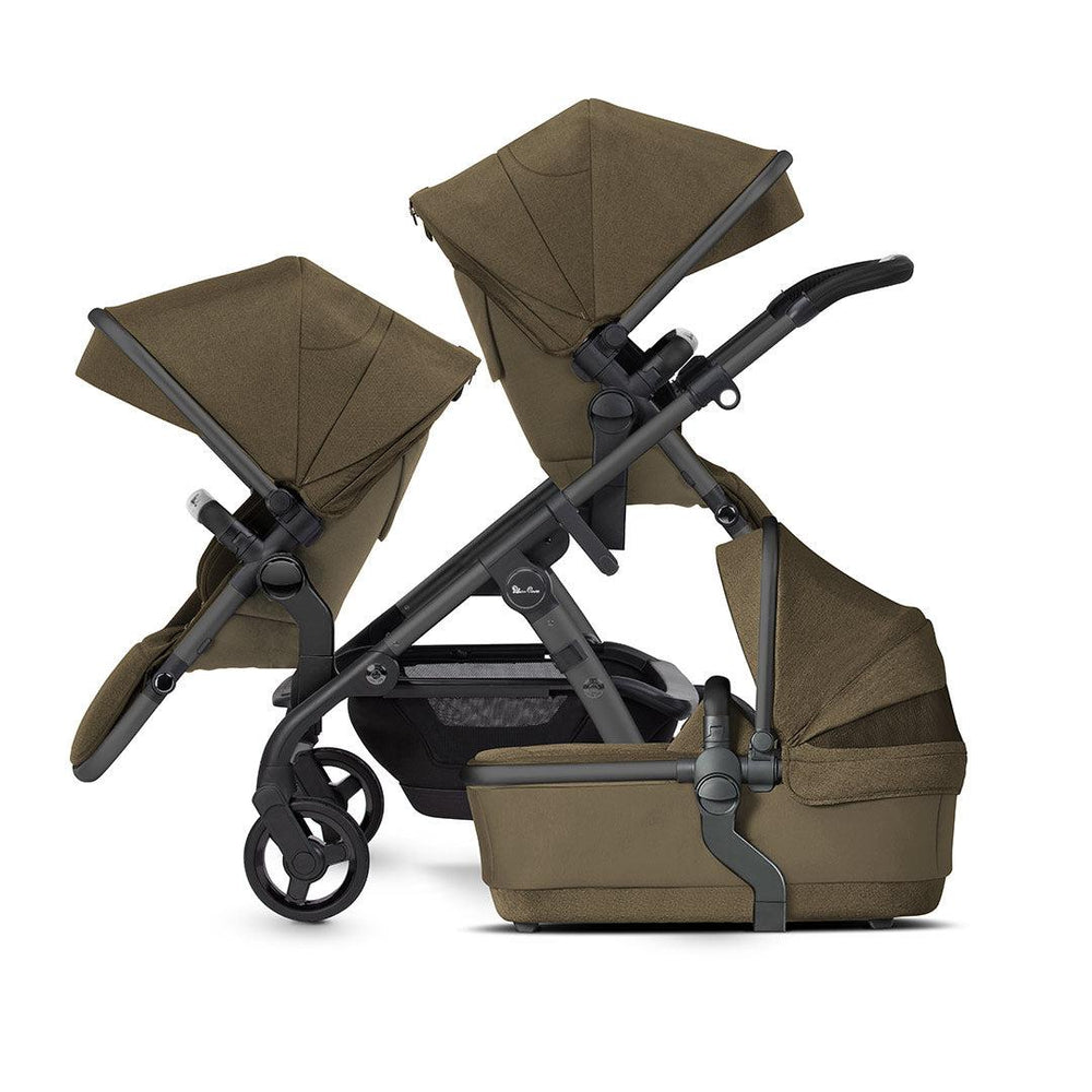 Silver Cross Wave Double Pushchair - Cedar-Strollers- | Natural Baby Shower