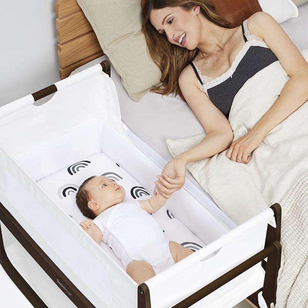 SnuzPod4 Bedside Crib - Espresso-Bedside Cribs- | Natural Baby Shower