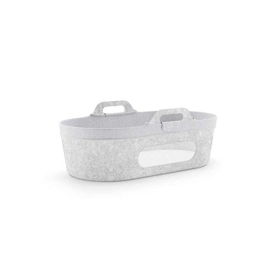 SnuzBaskit Moses Basket Liner - Light Grey Marl-Moses Baskets- | Natural Baby Shower
