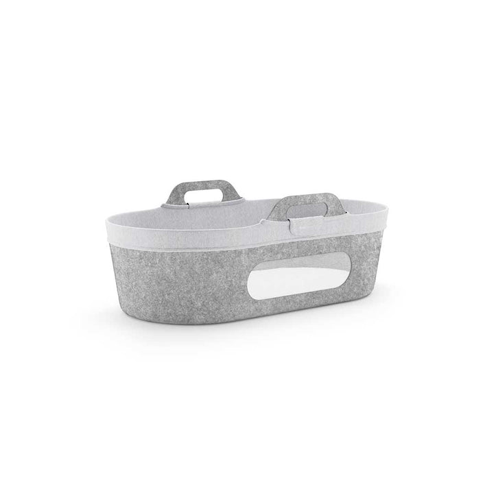 SnuzBaskit Moses Basket Liner - Light Grey Marl-Moses Baskets- | Natural Baby Shower