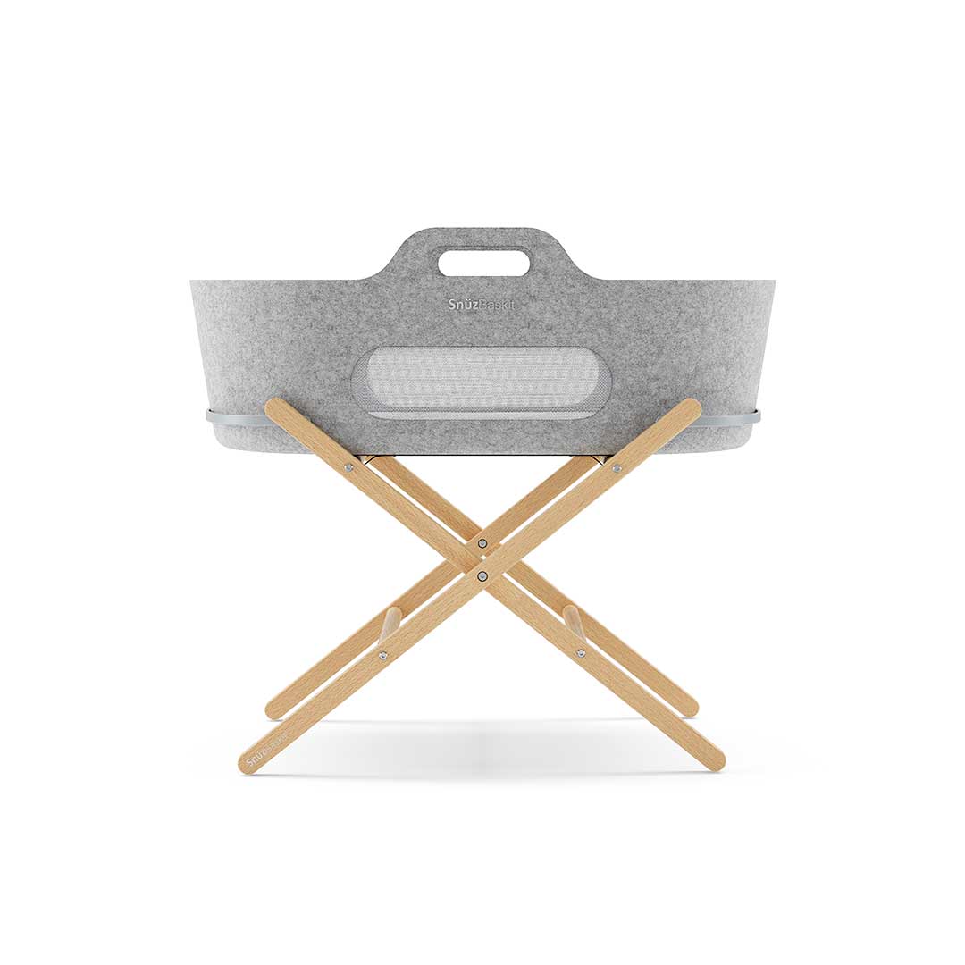 (24.04.04 - DONT SET LIVE) -> SnuzBaskit Moses Stand - Natural-Moses Basket Stands- | Natural Baby Shower