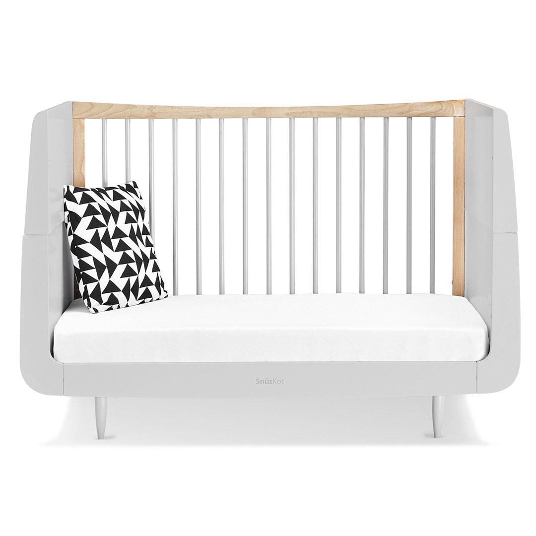 SnuzKot Skandi 2 Piece Nursery Furniture Set - Skandi Grey-Nursery Sets- | Natural Baby Shower