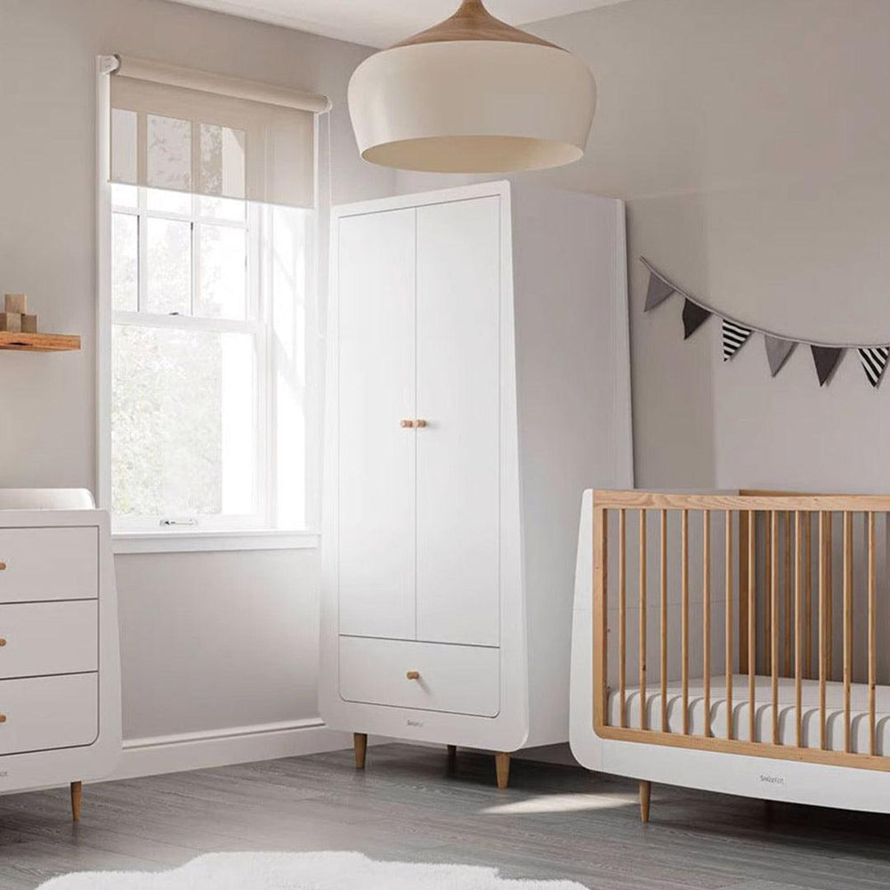 SnuzKot Skandi Wardrobe - Natural-Wardrobes- | Natural Baby Shower