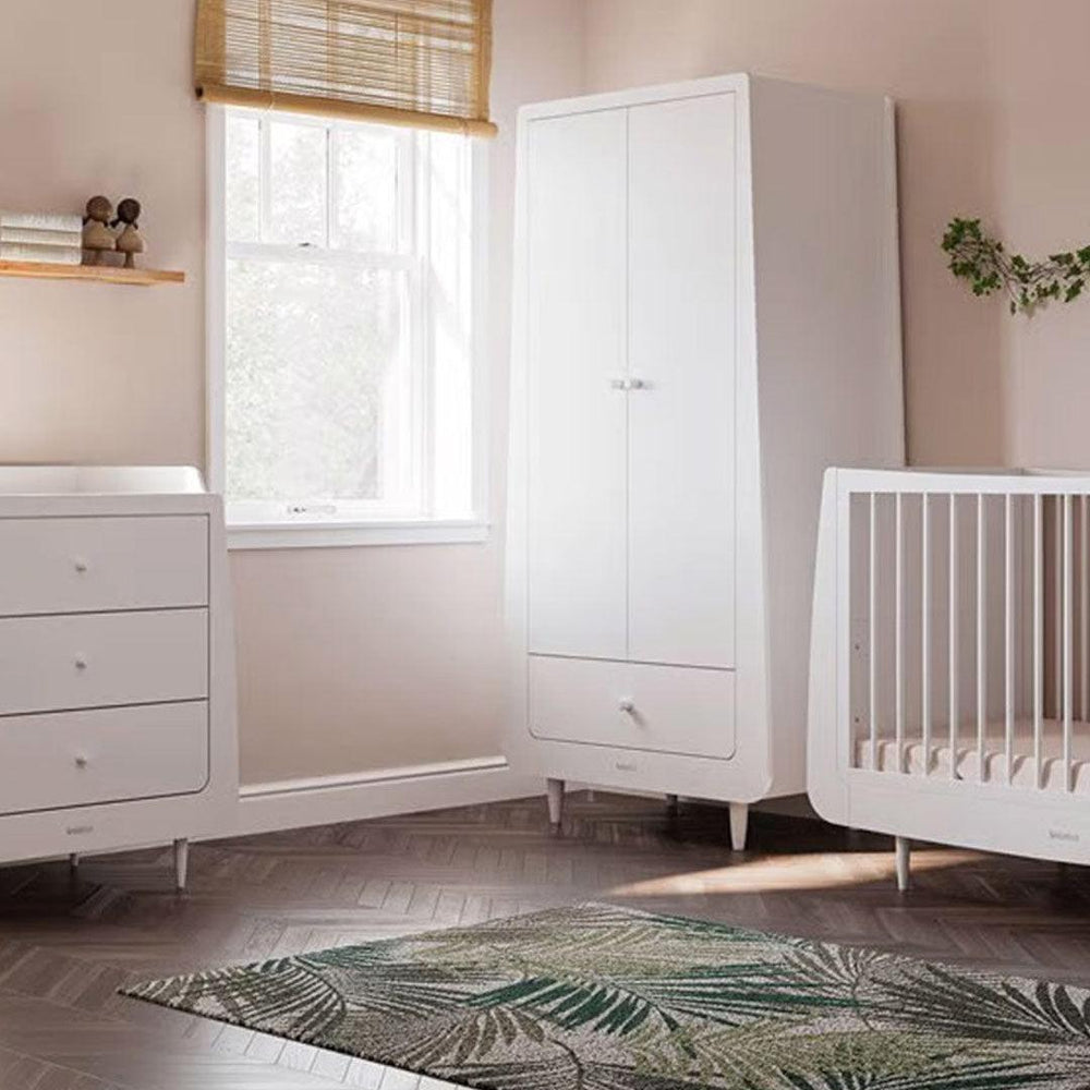 SnuzKot Skandi Wardrobe - White-Wardrobes- | Natural Baby Shower