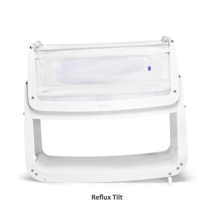 SnuzPod4 Bedside Crib Starter Bundle - White-Bedside Cribs- | Natural Baby Shower